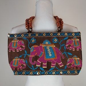 NWOT Boho chic purse from India
